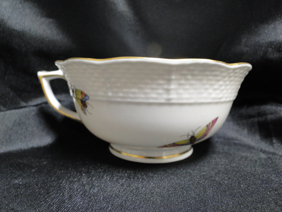 Herend Rothschild Bird: Cup & Saucer Set, 734 & 734, RO, Motif F