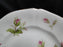 Adderley 7055, Pink Roses on White, Gold Trim: Bread Plate, 6"