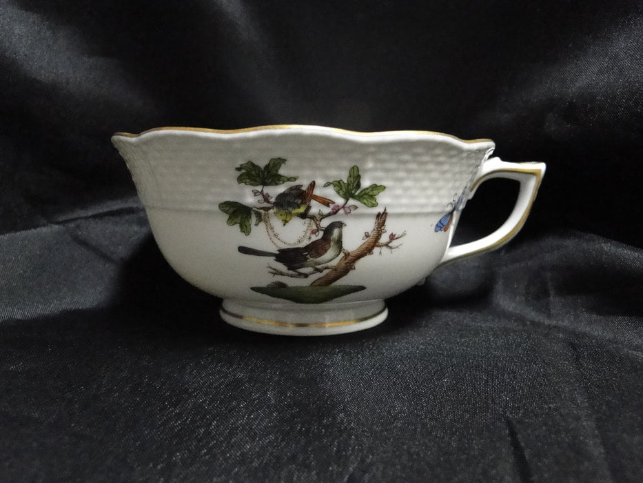 Herend Rothschild Bird: Cup & Saucer Set, 734 & 734, RO, Motif G