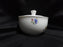 Arzberg, White w/ Multi Flowers, Gold Trim: Sugar Bowl & Lid, 2 3/4" Tall