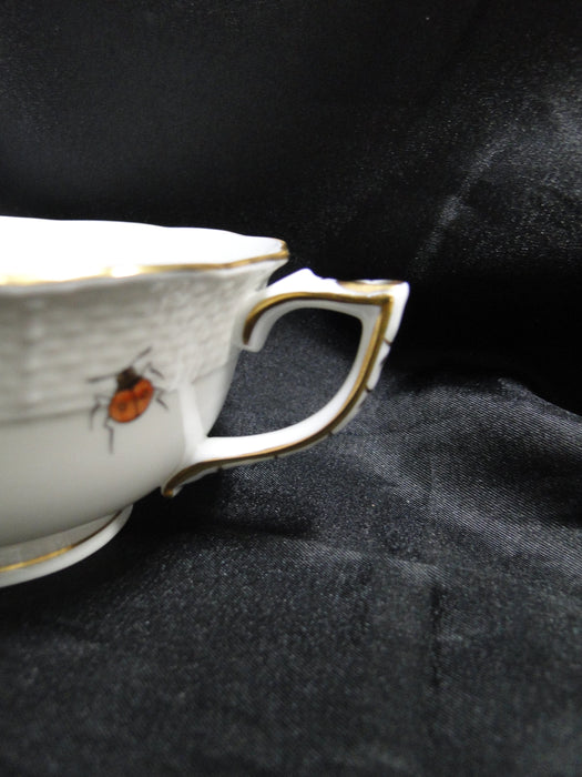 Herend Rothschild Bird: Cup & Saucer Set, 734 & 734, RO, Motif H