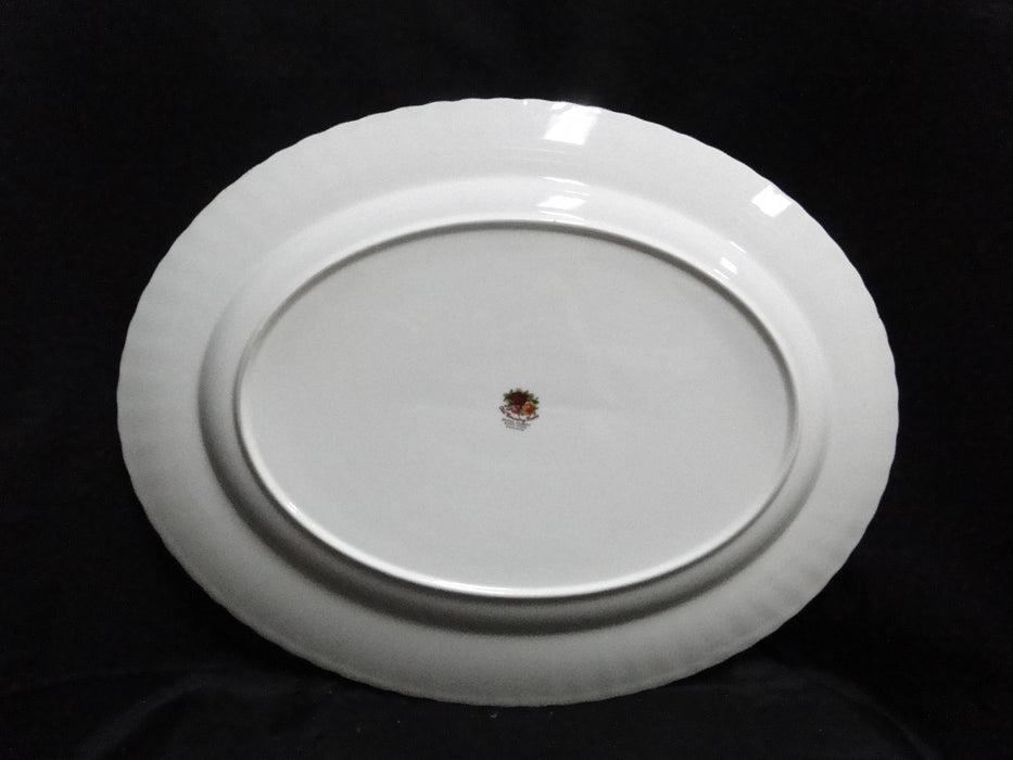 Royal Albert Old Country Roses, England: Oval Serving Platter, 15" x 11 3/4"
