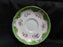 Tuscan C8299, Green, Florals, Gold Scrolls: Cup & Saucer Set, 2 1/4", As Is