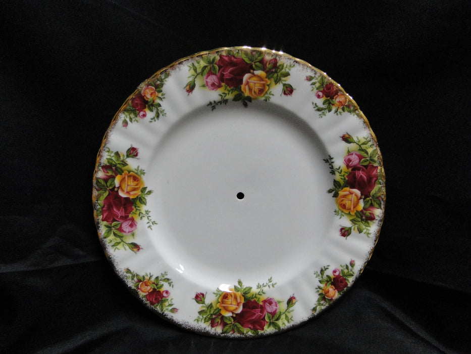 Royal Albert Old Country Roses, England: 2-Tier Serving Tray, 8" Diameter