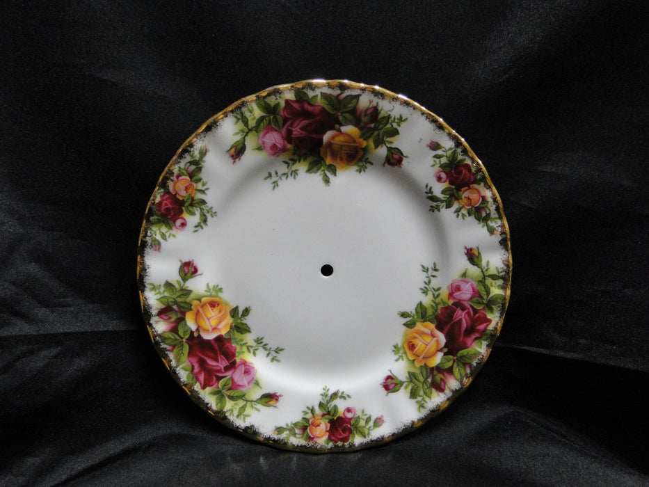 Royal Albert Old Country Roses, England: 2-Tier Serving Tray, 8" Diameter