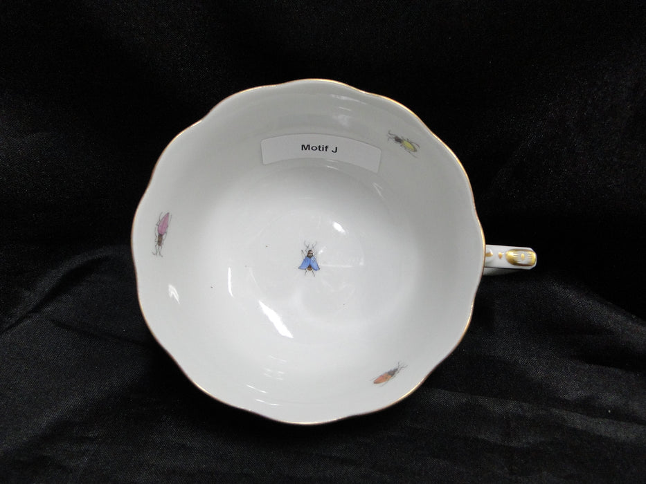 Herend Rothschild Bird: Cup & Saucer Set, 734 & 734, RO, Motif J