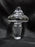 Waterford Crystal Templemore, Cut Cross Hatch: Decanter & Stopper, 12 1/2" Tall