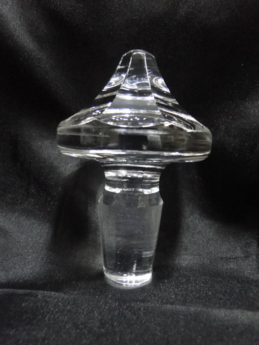 Waterford Crystal Templemore, Cut Cross Hatch: Decanter & Stopper, 12 1/2" Tall