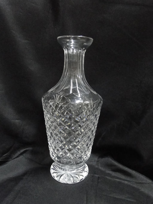 Waterford Crystal Templemore, Cut Cross Hatch: Decanter & Stopper, 12 1/2" Tall