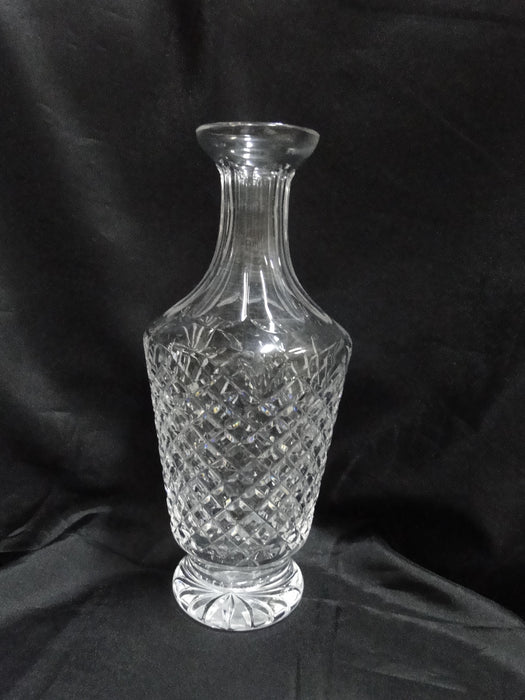 Waterford Crystal Templemore, Cut Cross Hatch: Decanter & Stopper, 12 1/2" Tall