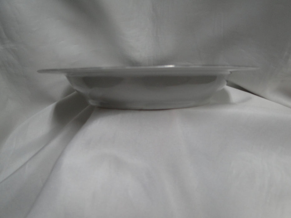 Block Midnight, Portugal, Black/White w/ Platinum: Soup Bowl, 8 7/8", Wear