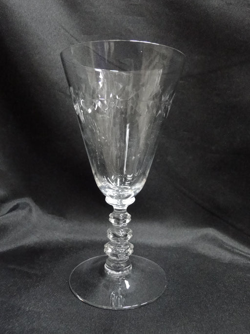 Cambridge Laurel Wreath 3139: Water or Wine Goblet (s), 6 3/4" Tall