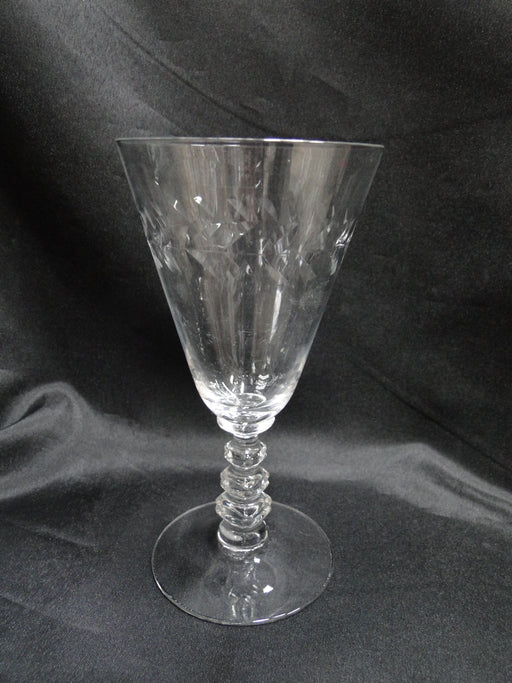 Cambridge Laurel Wreath 3139: Water or Wine Goblet (s), 6 3/4" Tall