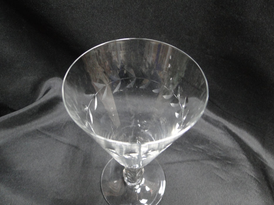 Cambridge Laurel Wreath 3139: Water or Wine Goblet (s), 6 3/4" Tall