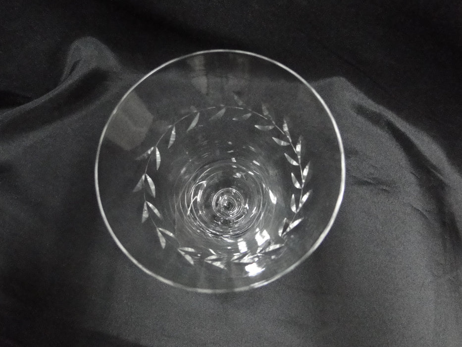 Cambridge Laurel Wreath 3139: Water or Wine Goblet (s), 6 3/4" Tall