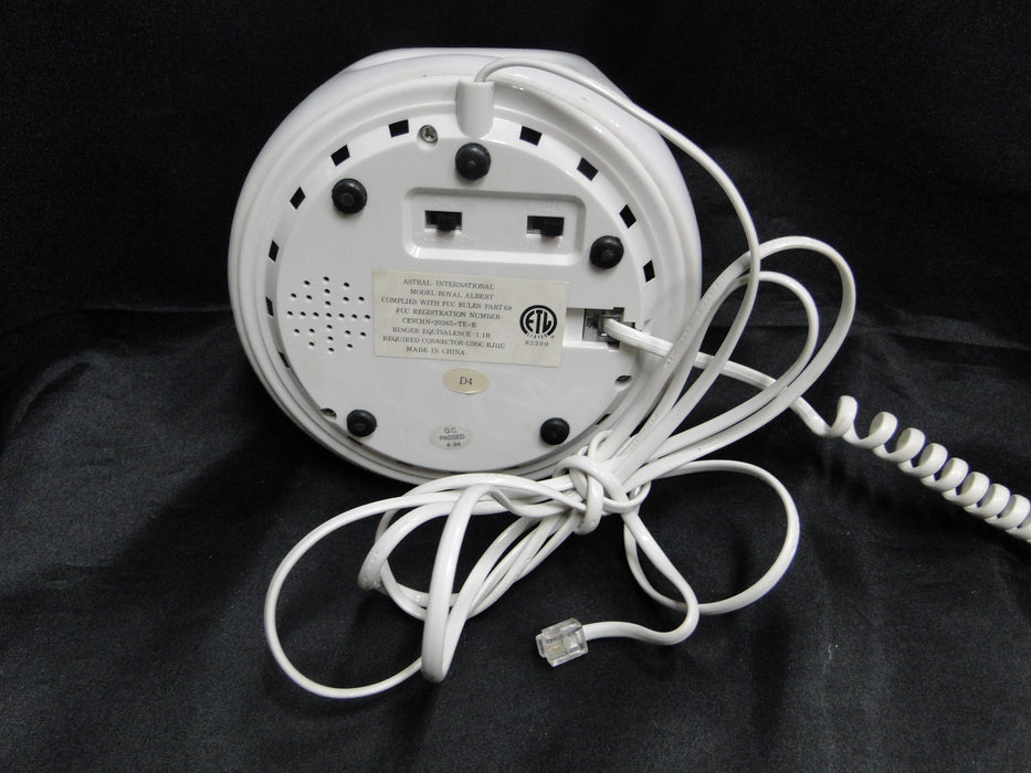 Royal Albert Old Country Roses: Pushbutton Telephone Base, Handset Not Working