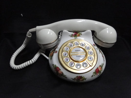 Royal Albert Old Country Roses: Pushbutton Telephone Base, Handset Not Working