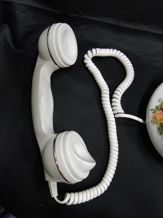 Royal Albert Old Country Roses: Pushbutton Telephone Base, Handset Not Working