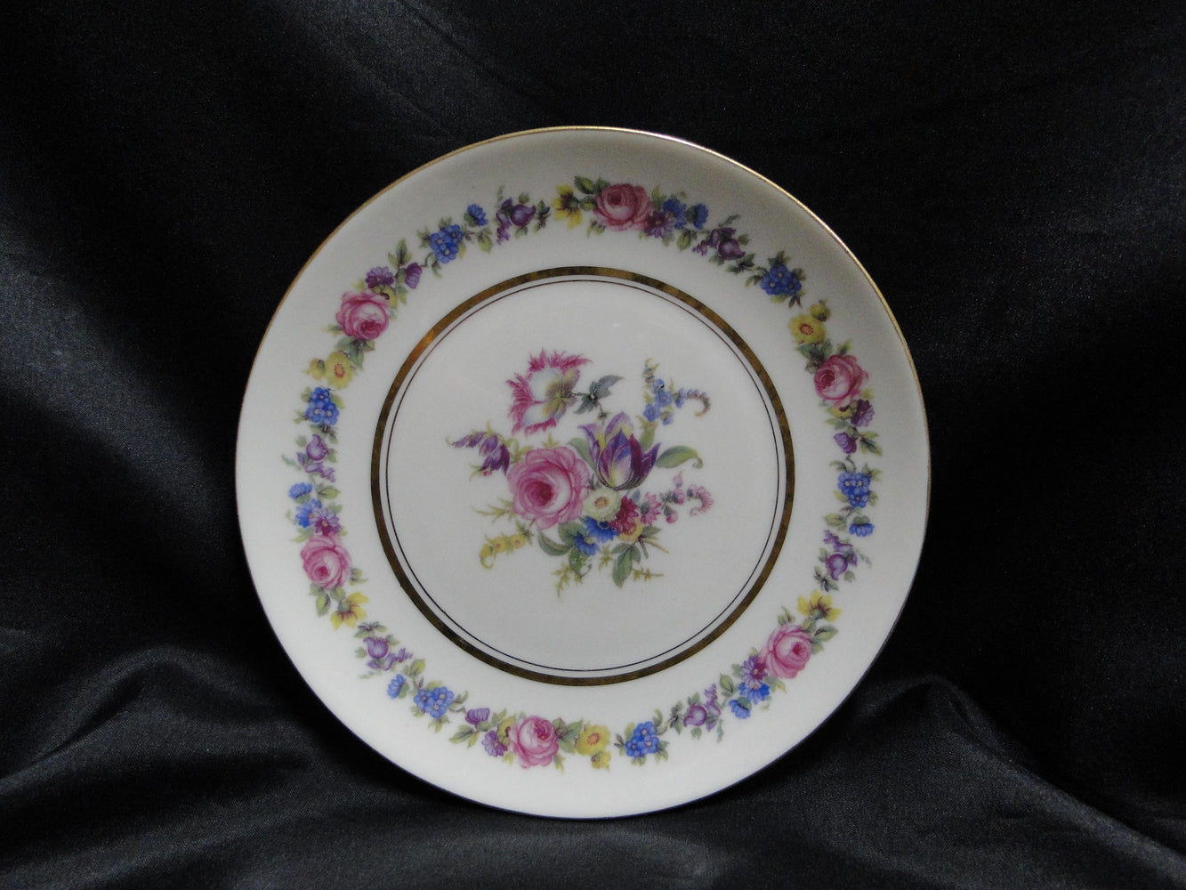 Castleton Castleton Manor, Multiflorals: 7 1/8" Cream Soup Saucer (s) Only