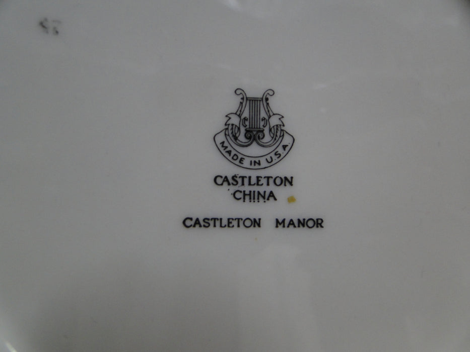 Castleton Castleton Manor, Multiflorals: 7 1/8" Cream Soup Saucer (s) Only