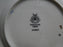 Castleton Caprice, Gray Flowers, Gold Trim: Bread Plate (s), 6 1/4"