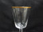 Lenox Eternal Crystal, Barclay Shape: Water or Wine Goblet, 7 1/8" Tall, As Is