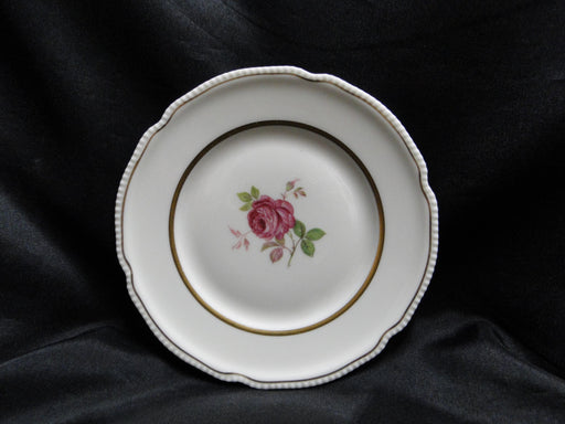 Castleton Dolly Madison, Rose w/ Gold Trim: Bread Plate (s), 6 1/2"