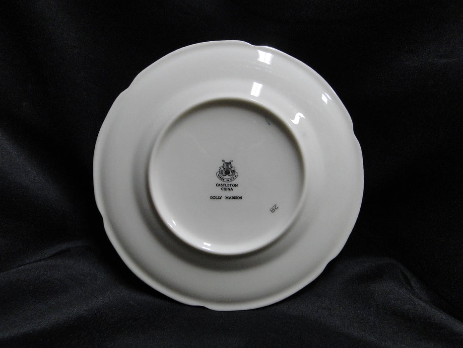 Castleton Dolly Madison, Rose w/ Gold Trim: Bread Plate (s), 6 1/2"