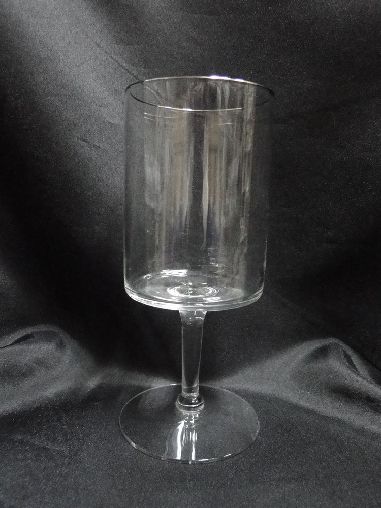 Clear Crystal, Straight Sides, Platinum Trim: Water Goblet (s), 7" Tall, CR#047