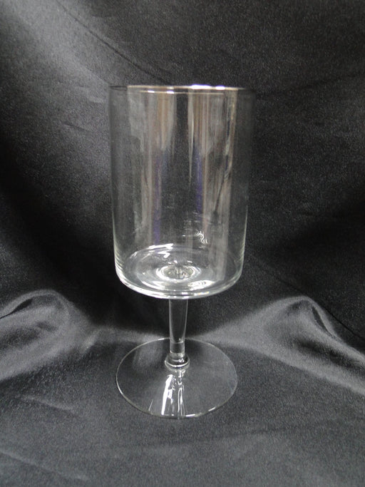 Clear Crystal, Straight Sides, Platinum Trim: Water Goblet (s), 7" Tall, CR#047