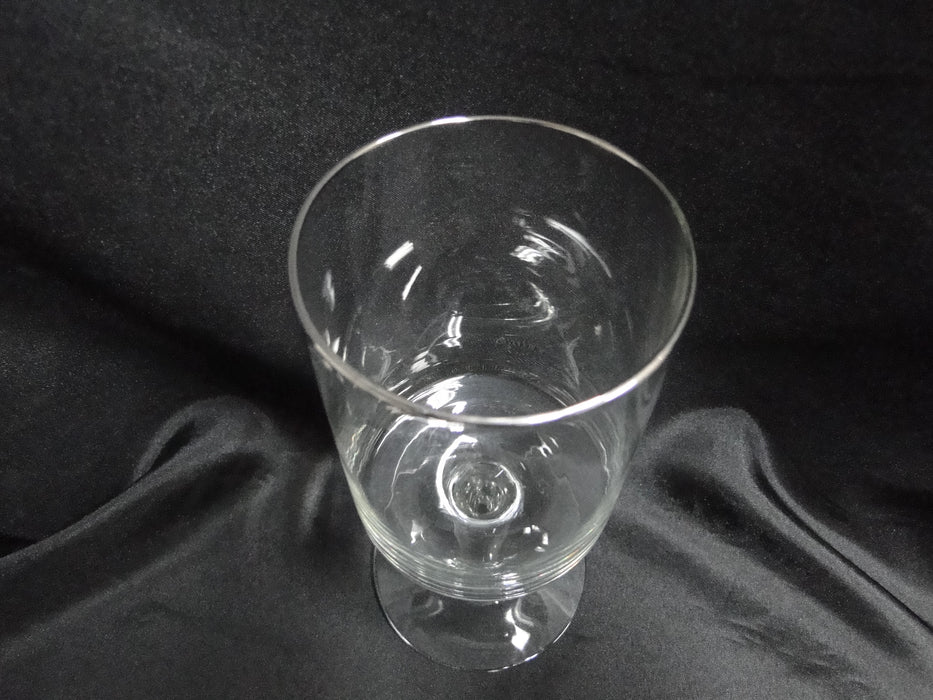 Clear Crystal, Straight Sides, Platinum Trim: Water Goblet (s), 7" Tall, CR#047