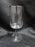 Clear Crystal, Straight Sides, Platinum Trim: Wine Goblet (s), 6" Tall, CR#047