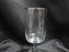 Clear Crystal, Straight Sides, Platinum Trim: Wine Goblet (s), 6" Tall, CR#047