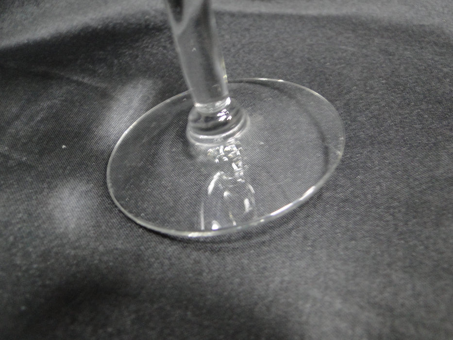 Clear Crystal, Straight Sides, Platinum Trim: Wine Goblet (s), 6" Tall, CR#047