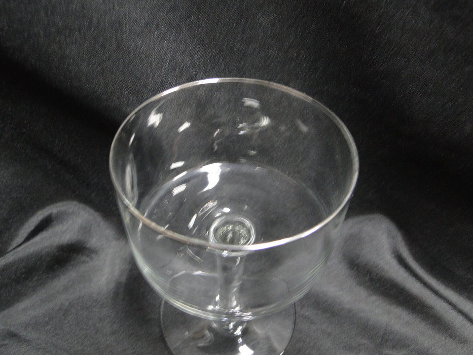 Clear Crystal, Straight Sides, Platinum Trim: Champagne / Sherbet, 5", CR#047