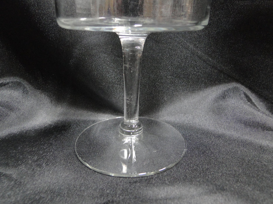 Clear Crystal, Straight Sides, Platinum Trim: Champagne / Sherbet, 5", CR#047