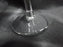Clear Crystal, Straight Sides, Platinum Trim: Champagne / Sherbet, 5", CR#047
