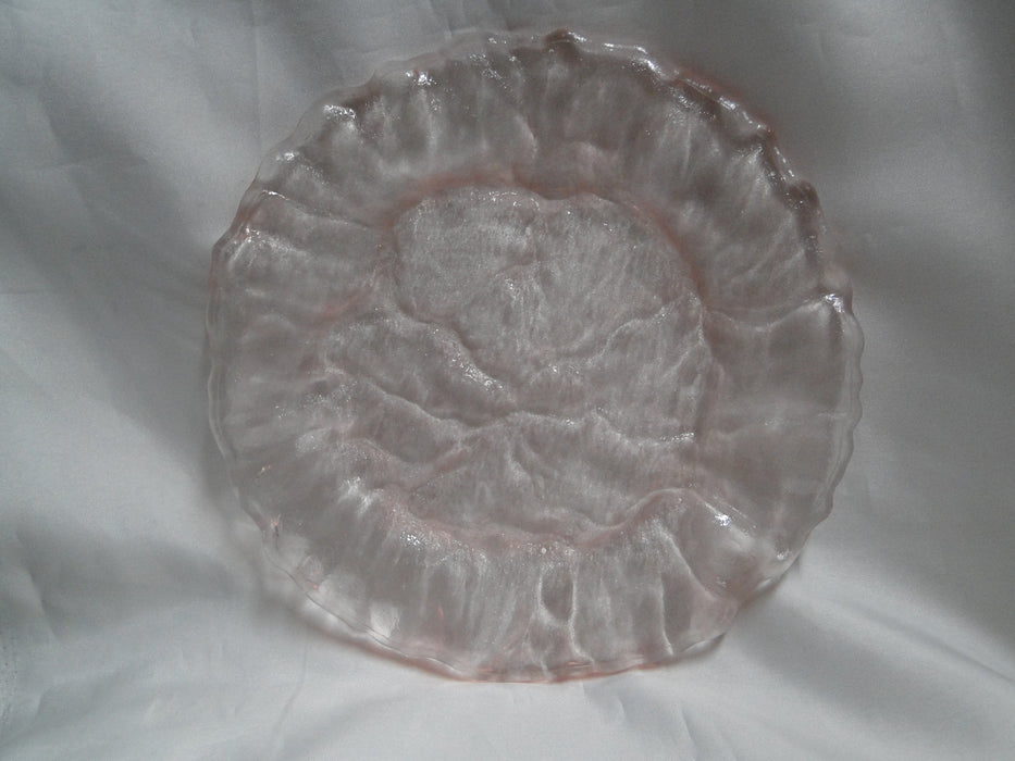 Morgantown Crinkle Glass Pink: Salad Plate (s), 7 3/4", As Is