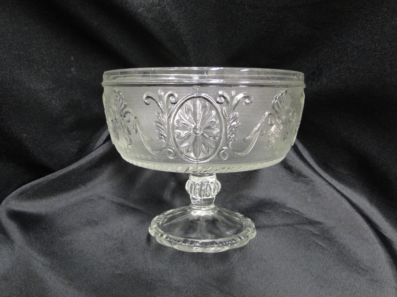 Indiana Glass Vintage Sandwich Glass: Compote / Candy Dish, 6 1/2"