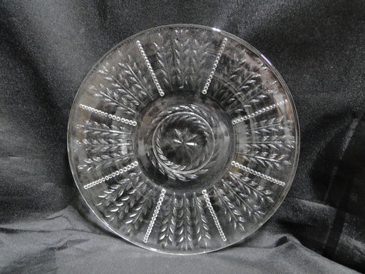 Federal Glass Wheat & Star Clear: Bread Plate, 6 3/8"