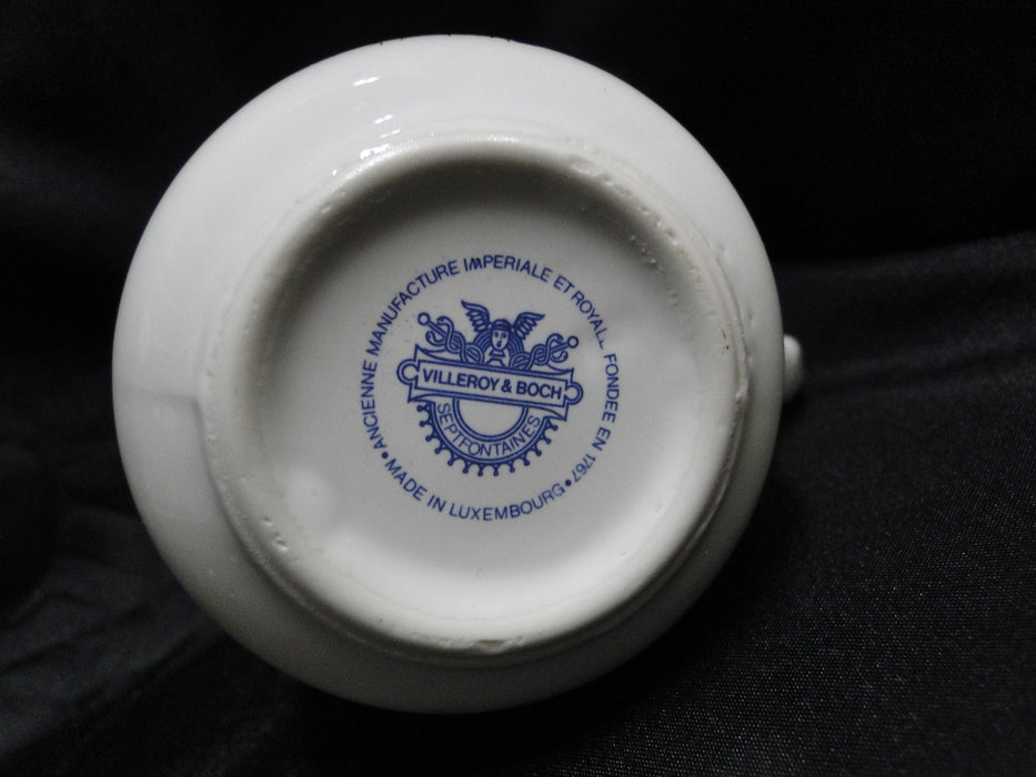 Villeroy & Boch Botanica, Flowers, Brown Trim: Creamer, 3 5/8", As Is