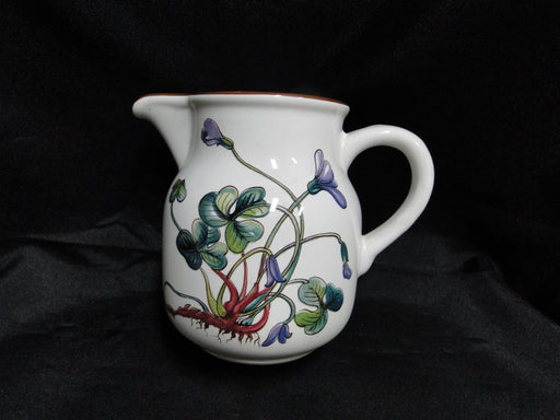 Villeroy & Boch Botanica, Flowers, Brown Trim: Creamer, 3 5/8", As Is