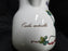 Villeroy & Boch Botanica, Flowers, Brown Trim: Creamer, 3 5/8", As Is