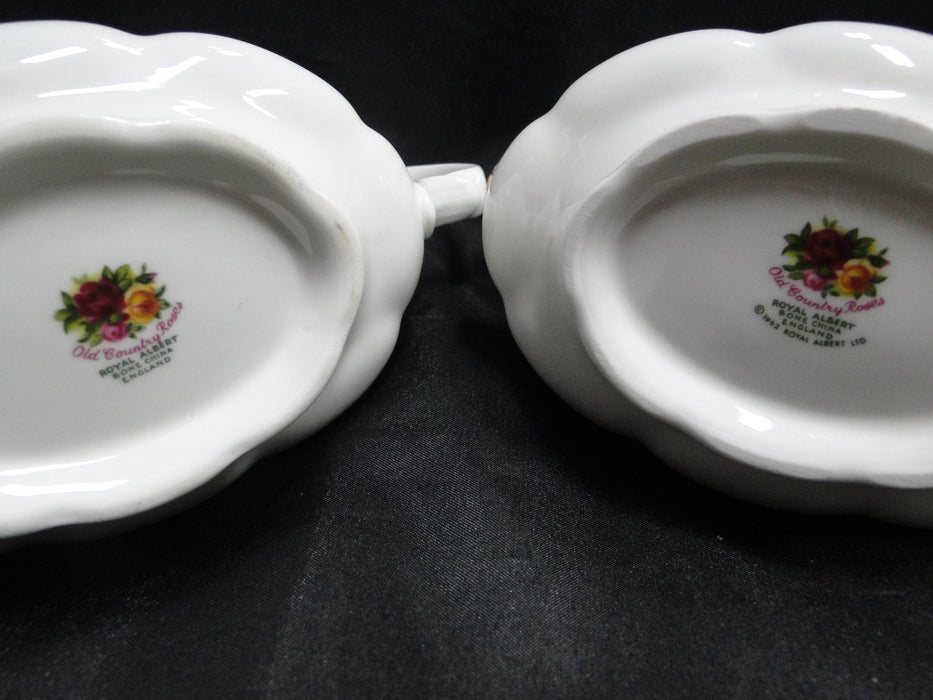 Royal Albert Old Country Roses, England: Gravy Boat & Separate Underplate