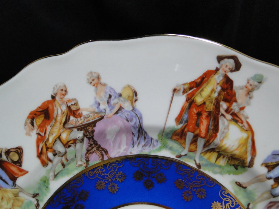 Josef Kuba (JKW) Colorful 18th Century Couples: Dinner Plate, 10 7/8"