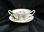 Royal Doulton Glamis Thistle, Purple: Cream Soup Bowl & Saucer