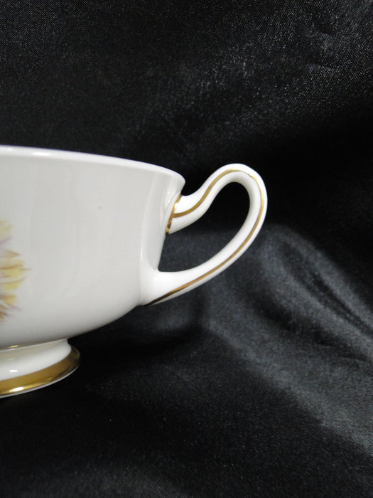 Royal Doulton Glamis Thistle, Purple: Cream Soup Bowl & Saucer