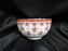Spode Fleur de Lys Red, Y7481, Gold Trim, Bone: Flat Cup & Saucer Set, 2 1/8"