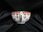 Spode Fleur de Lys Red, Y7481, Gold Trim, Bone: Flat Cup & Saucer Set, 2 1/8"