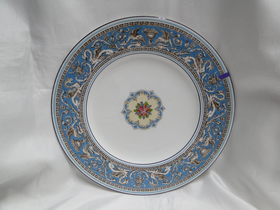 Wedgwood Florentine Turquoise, Fruit, Dragons: Dinner Plate, 10 3/4", Trim Wear